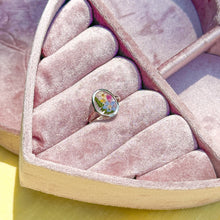 Load image into Gallery viewer, Size 5.5 - Garden Window faceted sterling silver ring