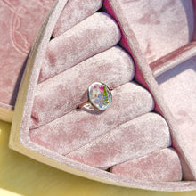 Load image into Gallery viewer, Size 6 - Garden Window faceted sterling silver ring