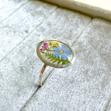 Load image into Gallery viewer, Size 11 - Garden Window faceted sterling silver ring