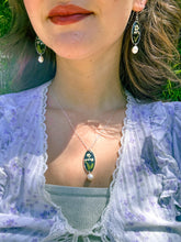 Load image into Gallery viewer, Bridal Wreath oval pearl drop earring