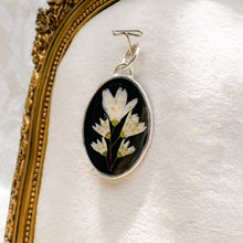 Load image into Gallery viewer, Oval fuzzy deutzia charm