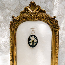 Load image into Gallery viewer, Oval fuzzy deutzia charm