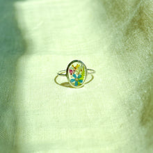 Load image into Gallery viewer, Size 9 - Garden Window faceted sterling silver ring