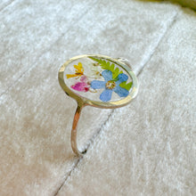 Load image into Gallery viewer, Size 9 - Garden Window faceted sterling silver ring