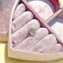 Load image into Gallery viewer, Size 6 - Garden Window faceted sterling silver ring