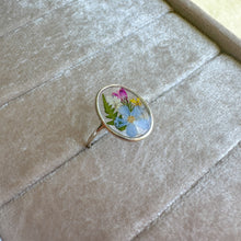 Load image into Gallery viewer, Size 8.5 - Garden Window sterling silver ring