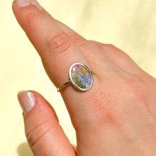 Load image into Gallery viewer, Size 11 - Garden Window faceted sterling silver ring