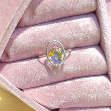 Load image into Gallery viewer, Size 8.5 - Garden Window sterling silver ring