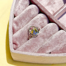 Load image into Gallery viewer, Size 8.5 - Garden Window sterling silver ring