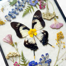 Load image into Gallery viewer, White Swallowtail Butterfly Rectangle Wall Hanging
