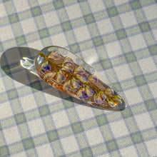 Load image into Gallery viewer, Lupine large teardrop hair clip