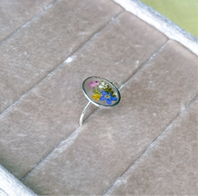 Load image into Gallery viewer, Size 8.5 - Garden Window sterling silver ring