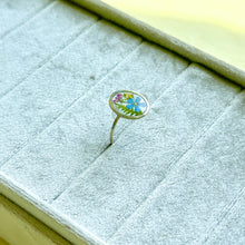 Load image into Gallery viewer, Size 11 - Garden Window faceted sterling silver ring