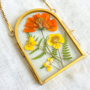 Cosmo and buttercup small arch wall hanging