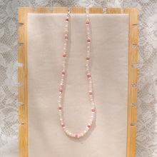 Load image into Gallery viewer, Pinky &amp; Pearly necklace
