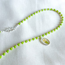 Load image into Gallery viewer, Jacob’s ladder beaded charm necklace
