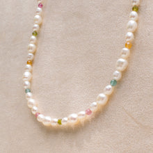 Load image into Gallery viewer, Freshwater pearl &amp; gemstone necklace No. 4
