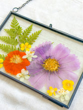 Load image into Gallery viewer, Pink Cosmo bloom medium rectangle wall hanging
