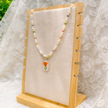 Load image into Gallery viewer, Oval poppy charm
