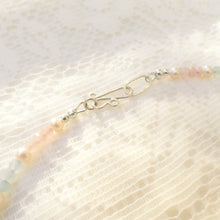 Load image into Gallery viewer, Pastel gemstone &amp; freshwater pearl necklace
