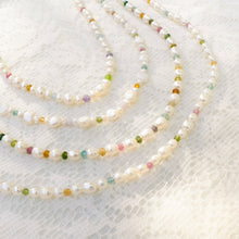 Load image into Gallery viewer, Freshwater pearl &amp; gemstone necklace No. 2
