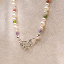 Load image into Gallery viewer, Freshwater pearl &amp; gemstone necklace No. 2
