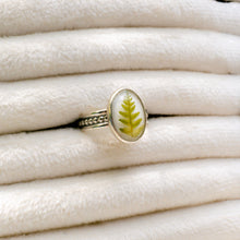 Load image into Gallery viewer, Fern patterned band ring (Size 6.5)
