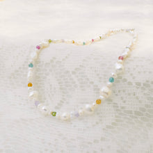Load image into Gallery viewer, Freshwater pearl &amp; gemstone necklace No. 1
