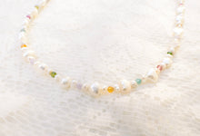 Load image into Gallery viewer, Freshwater pearl &amp; gemstone necklace No. 1
