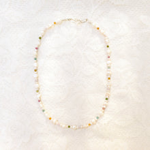 Load image into Gallery viewer, Freshwater pearl &amp; gemstone necklace No. 1

