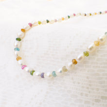 Load image into Gallery viewer, Freshwater pearl &amp; gemstone necklace No. 3
