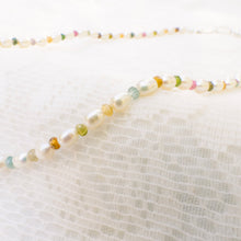 Load image into Gallery viewer, Freshwater pearl &amp; gemstone necklace No. 3
