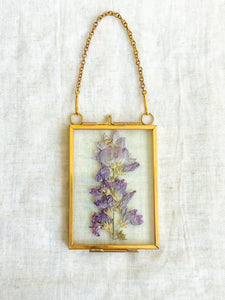 Checkerbloom small rectangle wall hanging