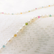 Load image into Gallery viewer, Freshwater pearl &amp; gemstone necklace No. 4
