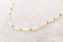 Load image into Gallery viewer, Freshwater pearl &amp; gemstone necklace No. 2

