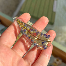 Load image into Gallery viewer, Lupine large teardrop hair clip
