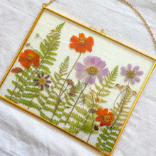 Load image into Gallery viewer, Large rectangle cosmo garden wall hanging
