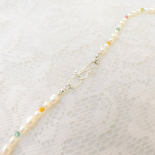 Load image into Gallery viewer, Freshwater pearl &amp; gemstone necklace No. 4
