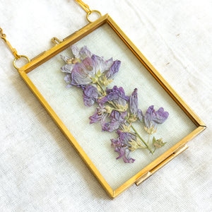 Checkerbloom small rectangle wall hanging