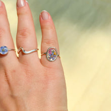 Load image into Gallery viewer, Size 6 - Garden Window faceted sterling silver ring
