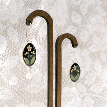 Load image into Gallery viewer, Bridal Wreath pearl drop earrings
