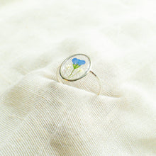 Load image into Gallery viewer, Forget-Me-Not Window ring (size7/7.5)
