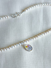 Load image into Gallery viewer, Garden Window freshwater pearl beaded necklace

