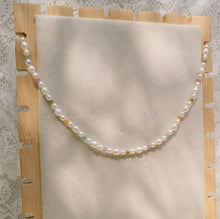Load image into Gallery viewer, Freshwater pearl &amp; gemstone necklace No. 4
