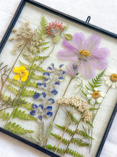 Load image into Gallery viewer, Square wildflower garden wall hanging
