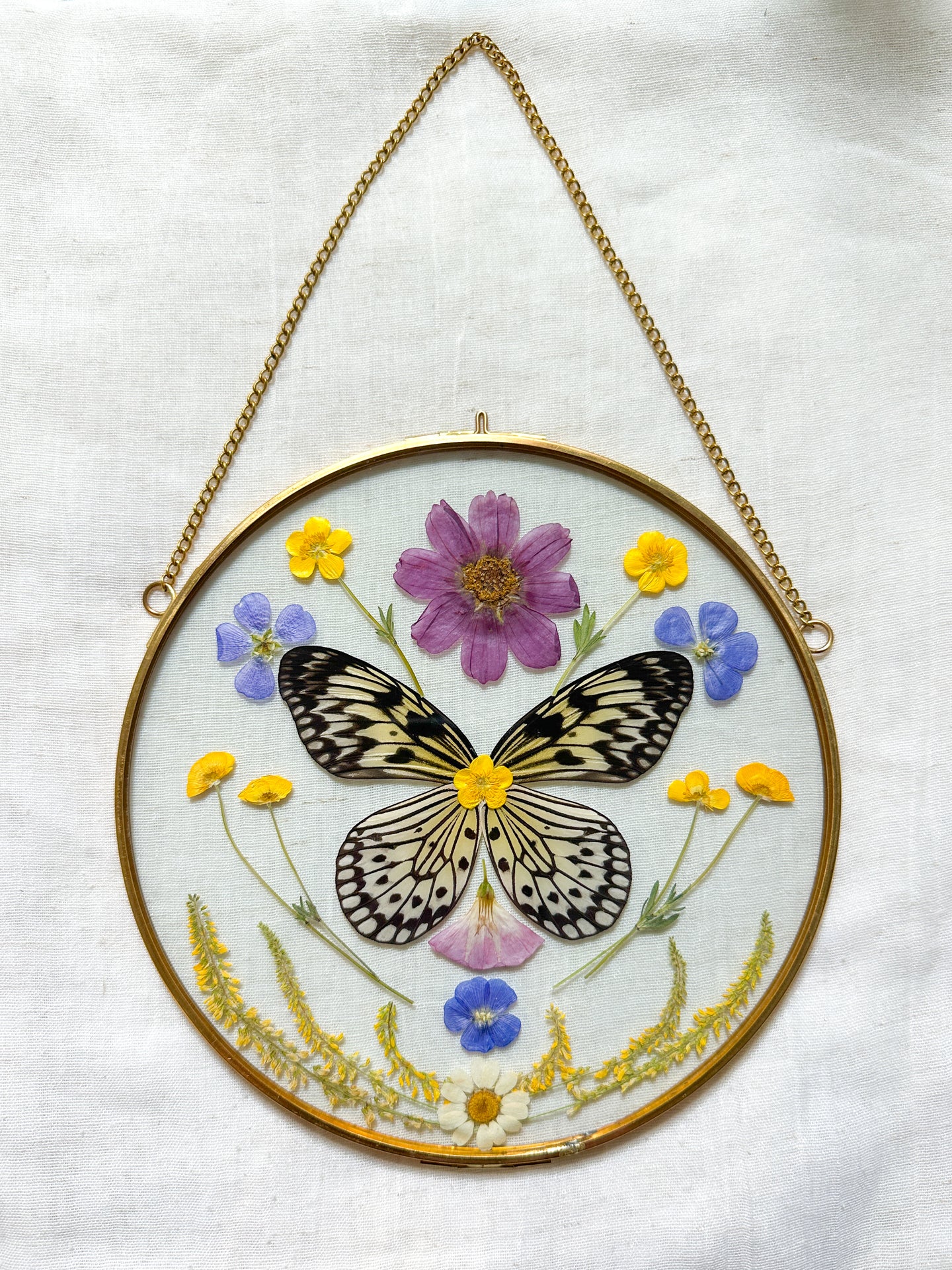 Paper Kite Butterfly Circle Wall Hanging