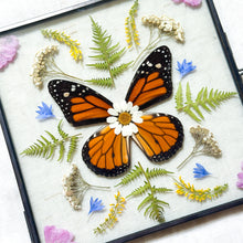 Load image into Gallery viewer, Monarch Butterfly Square Wall Hanging
