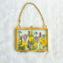 Load image into Gallery viewer, Small rectangle wildflower garden wall hanging no. 3
