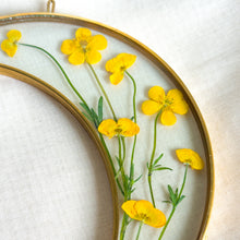 Load image into Gallery viewer, Buttercup gold crescent moon wall hanging
