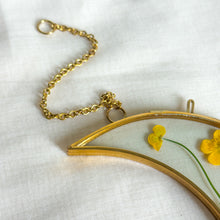 Load image into Gallery viewer, Buttercup gold crescent moon wall hanging
